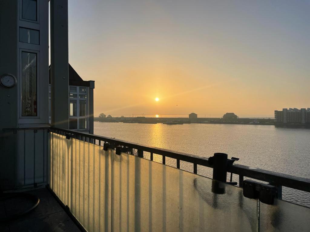 Ferienwohnung Mit Blick Aufs Meer In Wilhelmshaven Extérieur photo